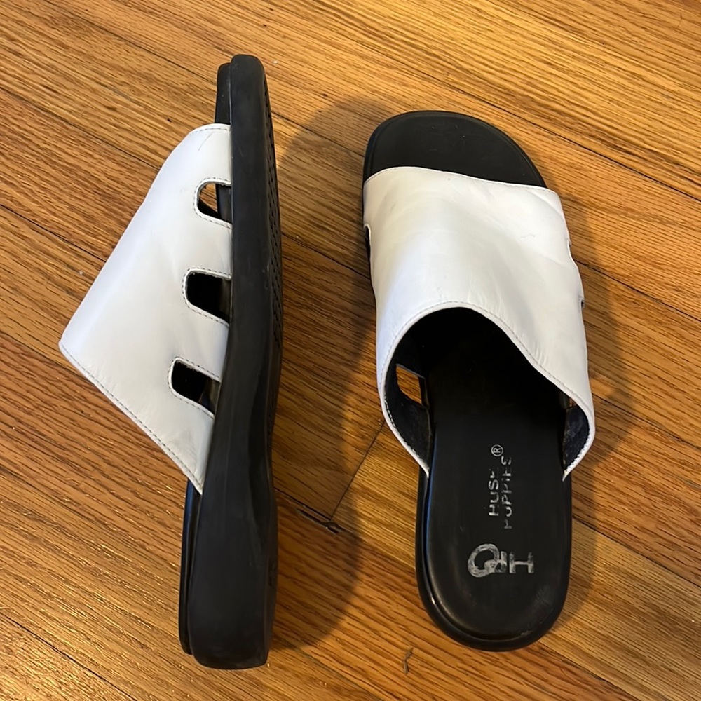 VTG Hushpuppies Ocean Slides 8.5
